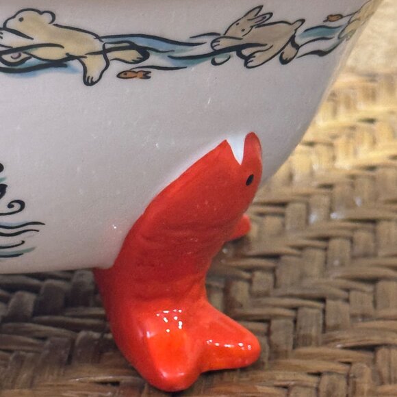 Muffy Vanderbear 1994 Bath Time Collection Porcelain Bath Tub Splish Splash - Picture 2 of 9